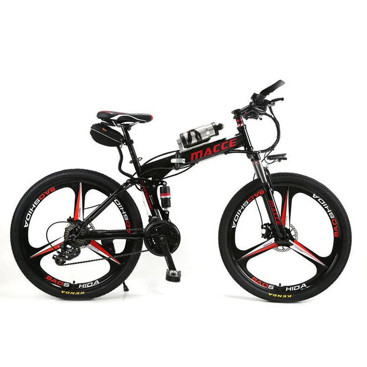 

2021 For sale 26 inch 250W electric bicycle alloy rim fat tire 2 wheels mountain bike smart trainer, Black