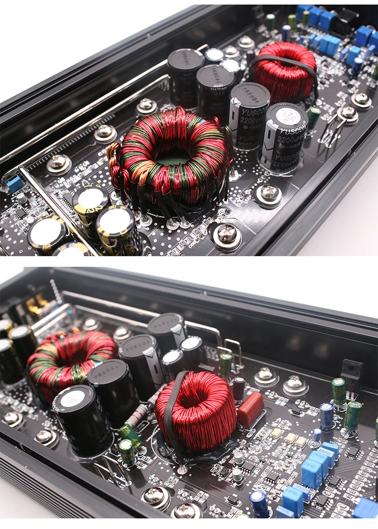 Kuerl 12v Class D Mono Block Digital Amp Car Power Amplifiers 1 Channel