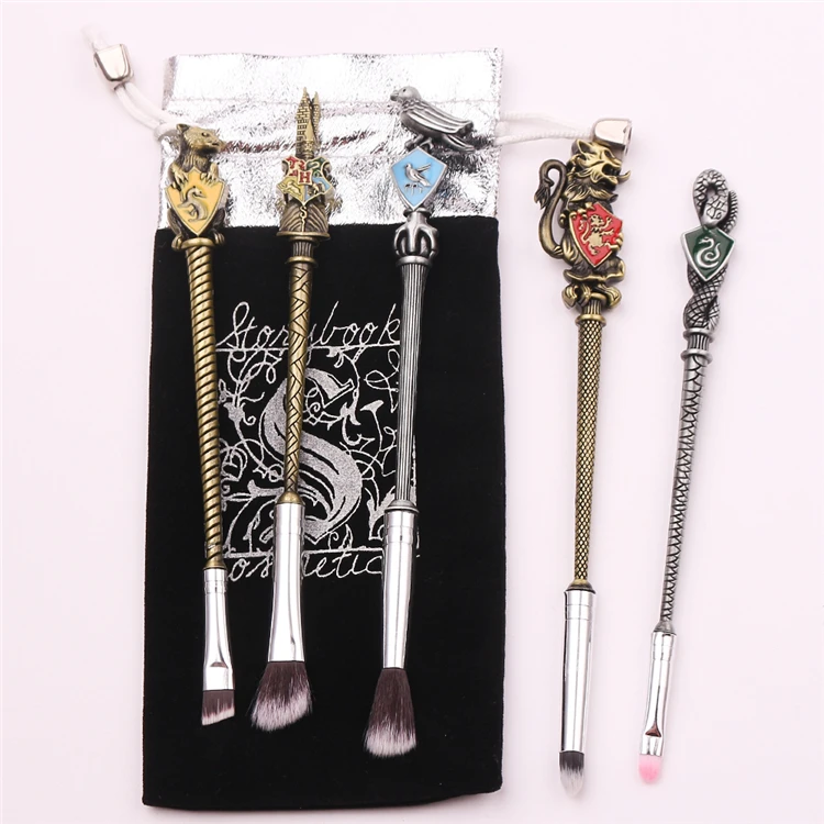 

Factory makeup brushes private label professional 5pcs magic harry potter makeup brushes