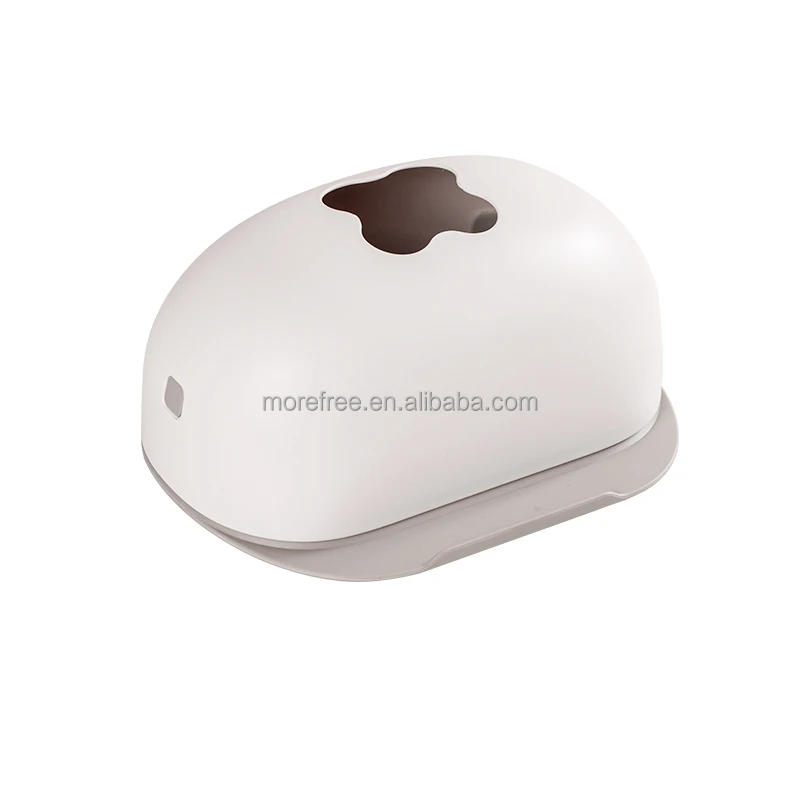 

Manyou ABS Material Bread Type Plastic Household Car Use Tissue Box with Mobile Phone Holder, Gray;white;pink;green