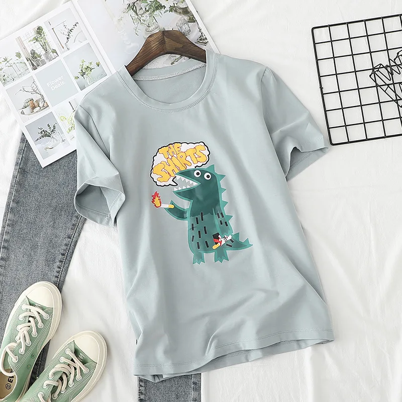 

Maxnegio ladies tshirt 2020 dinosaur print wholesale tshirts