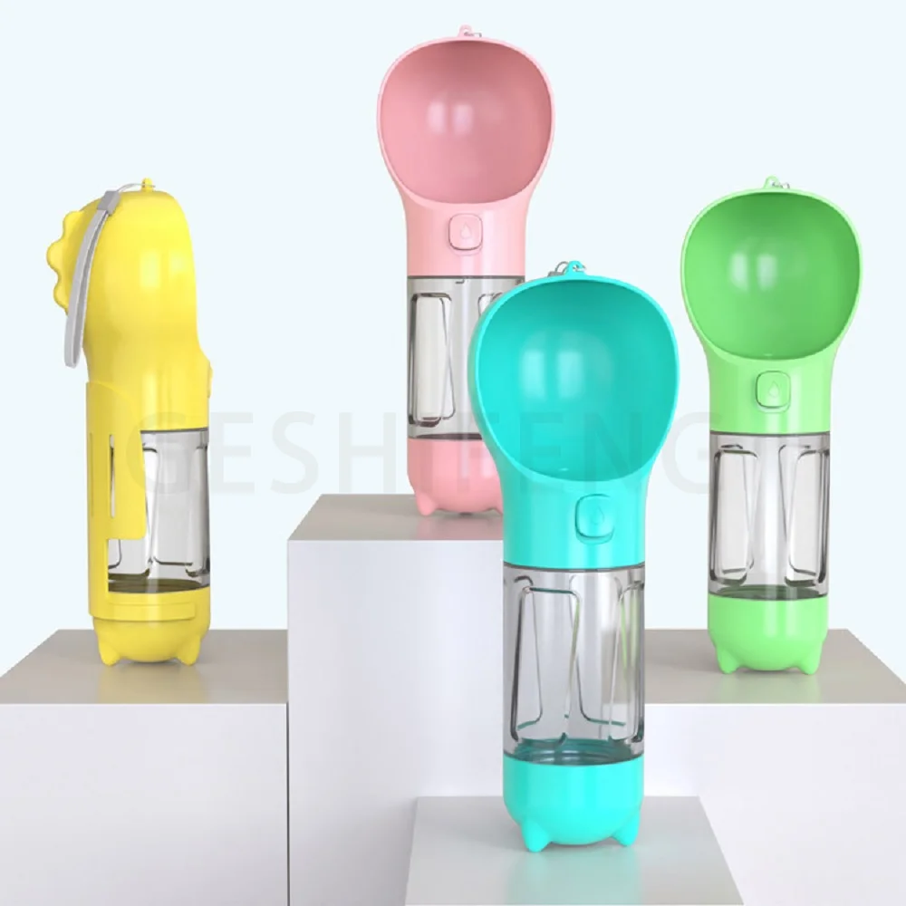 

Drop Shipping Pets Out Of The Water Cup Pet Portable Water Bottle Travel Puppy Drinking Outdoor Pet Water Feeder Bottle, Picture color