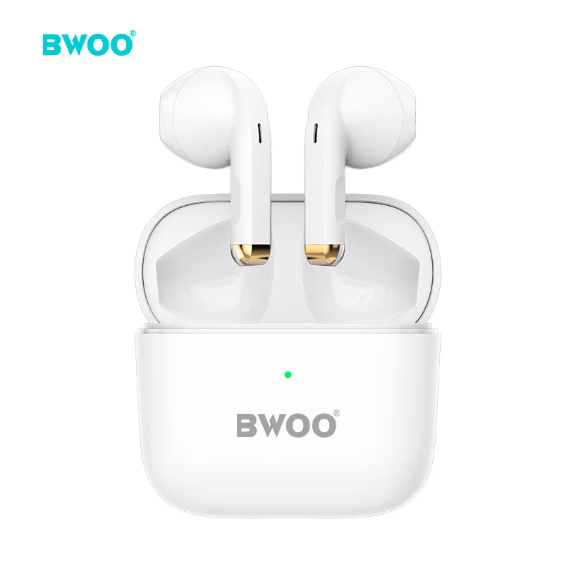 

BWOO 2022 amazon hot selling in-ear wireless headphone JIELI v5.1 for samsung waterproof mobile tws wireless earbuds