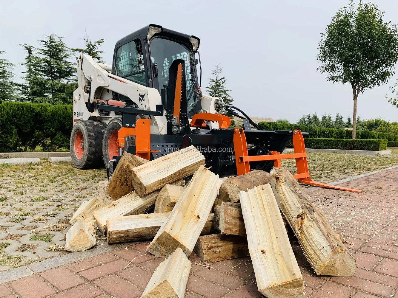 Firewood Processor Rima Skid Steer Firewood Processor With Hydraulic