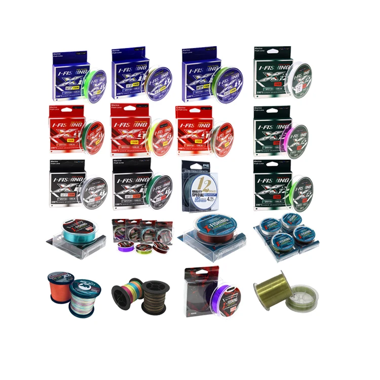 pe line roller fishing / camo best cheapest braided pe fishing line braided 100m 8 16 strand strong 1000m 300m multifilament, Customized