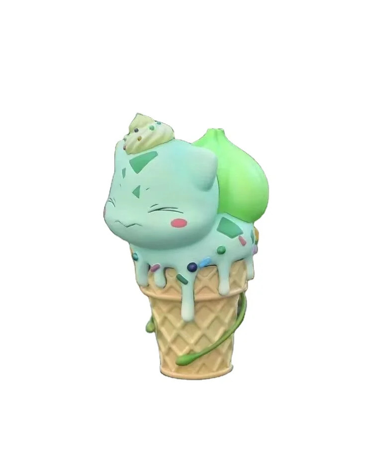 

Ice cream cone series Kawaii Bulbasaur Psyduck Poke action figures