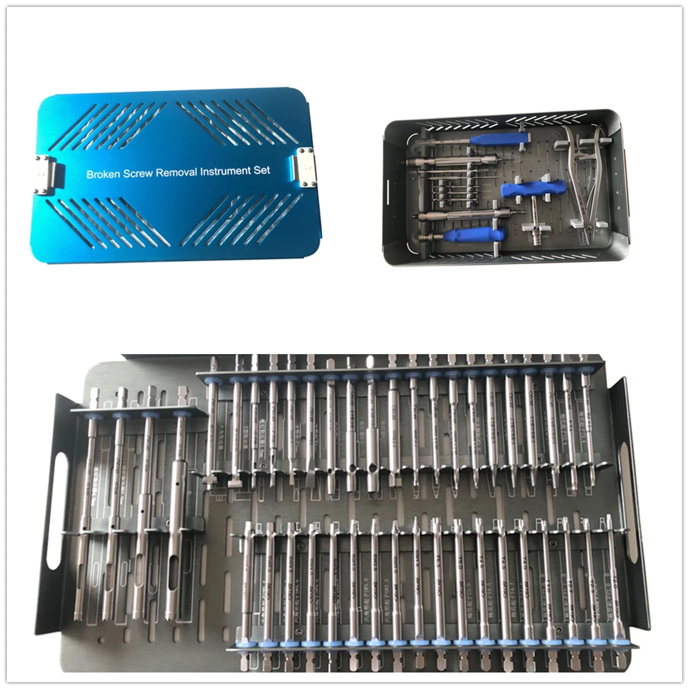 Orthopedic Surgery Instruments Broken Screw;broken Screws Removal Set B