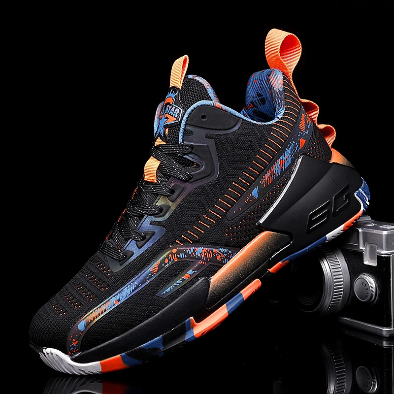 

High Quality Hot Sale Breathable Mesh Outdoor Weat Basketball Sneakers Custom Match, Optional