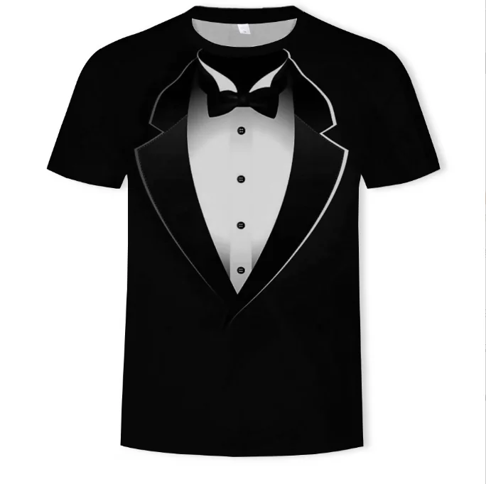 

Men T-shirt 3D Printing Short Sleeve Style Streetwear T Shirt Fashion Men Tshirt Gentleman Jack Tees, Many designs