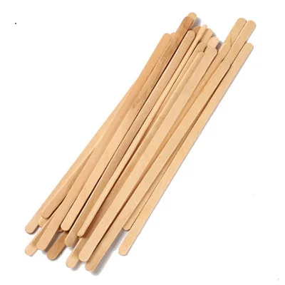 

High quality wholesale wood coffee beverage birch stir paddle coffee stirrer wooden, White