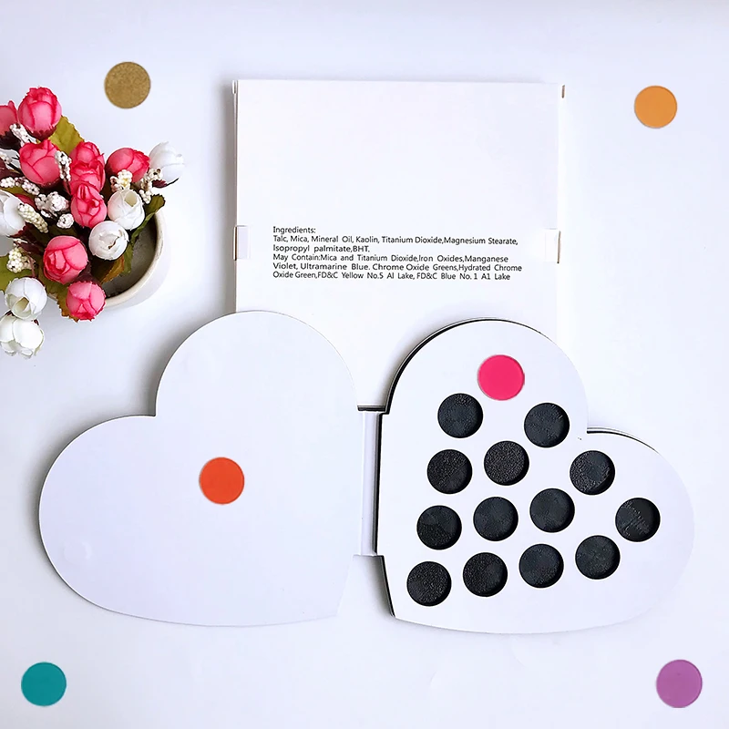 

Heart Shape Eye Shadow Diy Makeup Palette Eyeshadow Wholesale, Choose color