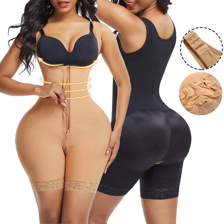 

Fajas Colombianas Reductora Postpartum Recovery Bodysuit Tummy Control Waist Trainer Underwear Body Shapers Girdle