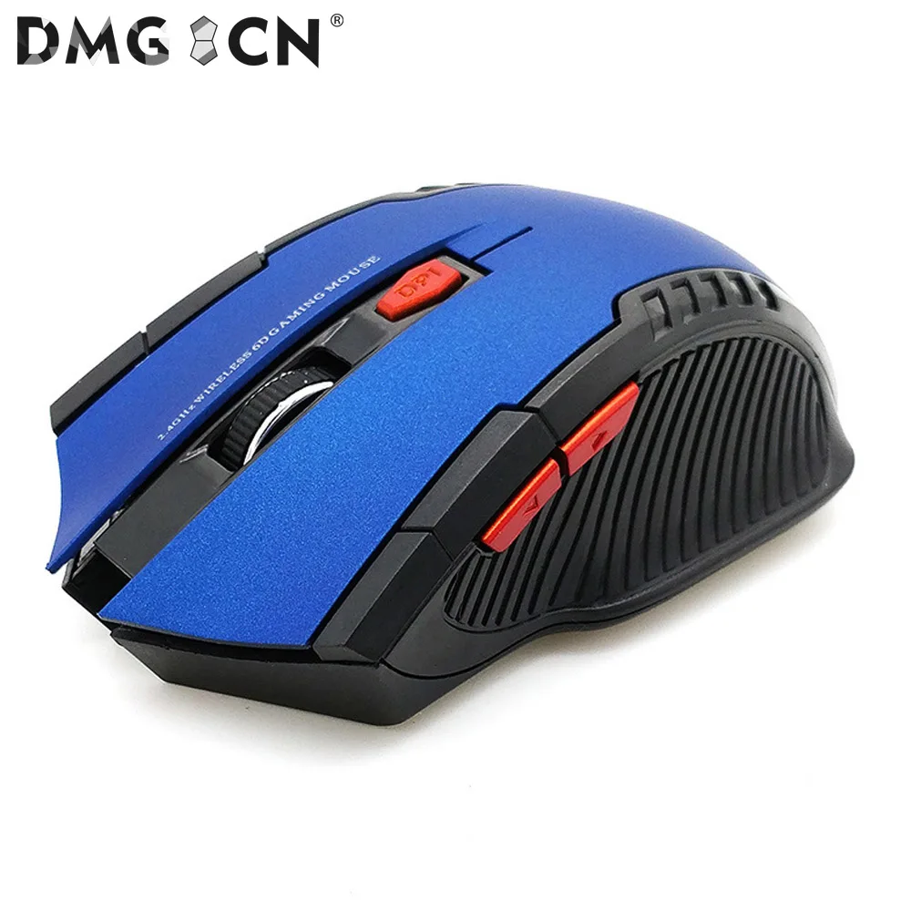

Wireless Mouse 2.4GHz Wireless Optical Mouse Gamer for PC Gaming Laptops New Game Wireless Mice with USB Gaming Mouse, Black/red/gray/blue