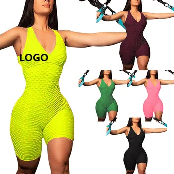 

2021 Women's Sport Suit Yoga Set Tracksuit Sexy Sportswear Jumpsuits Workout Gym Wear Running Clothes Fitness, Turquoise/burgundy/black/yellow/green/pink