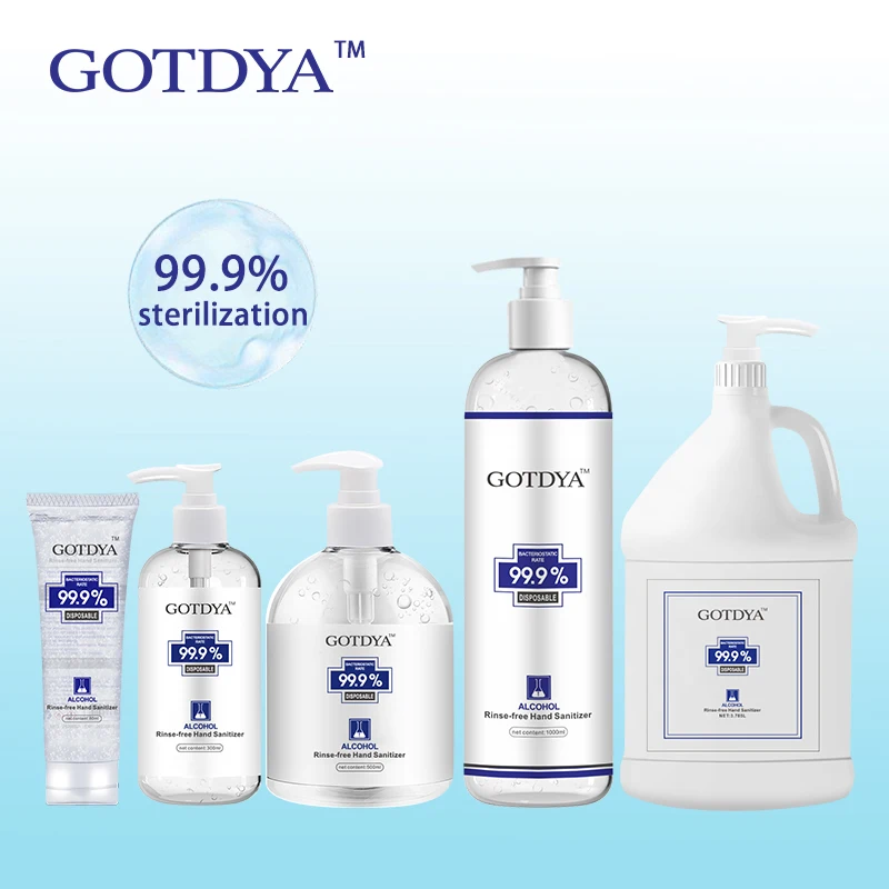 
1000ml 1 gallon waterless antibacterial portable disinfectant antivirus liquid instant wash alcohol based hand sanitizer gel 