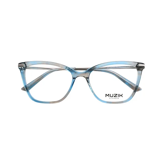 

Handmade Spectacle Women Blue Light Blocking Oversized Optical Acetate Frames, 4 colors