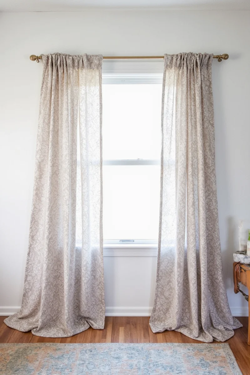 Holiday Curtains with Command Hooks