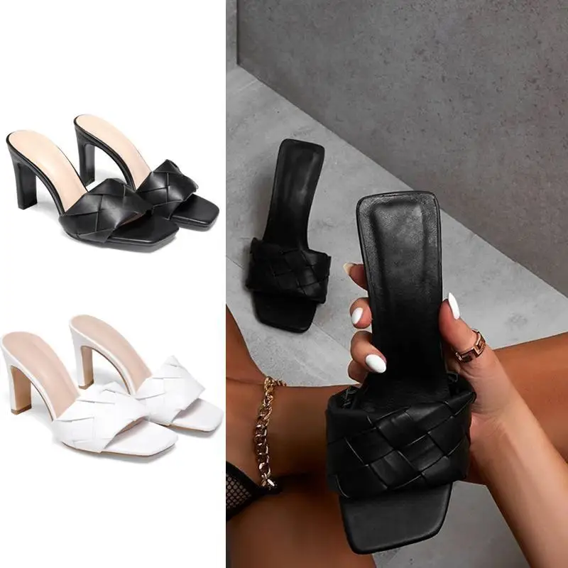 

Dropshipping shoes china wholesale sandals square high heels nightclub women sexy shoes summer sandals