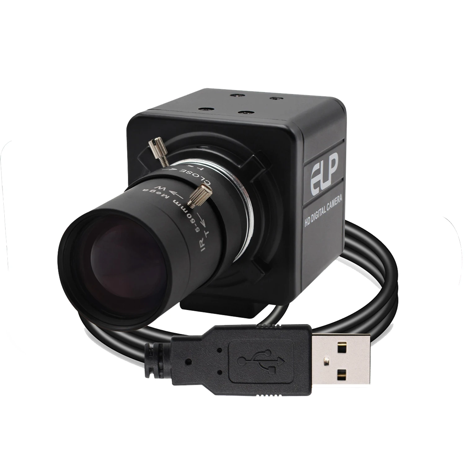 

ELP 10x ZOOM Varifocal Lens 3MP HD Web camera Module AR0331 CMOS HD WDR USB2.0 Mini Video Digital Camera Support OTG