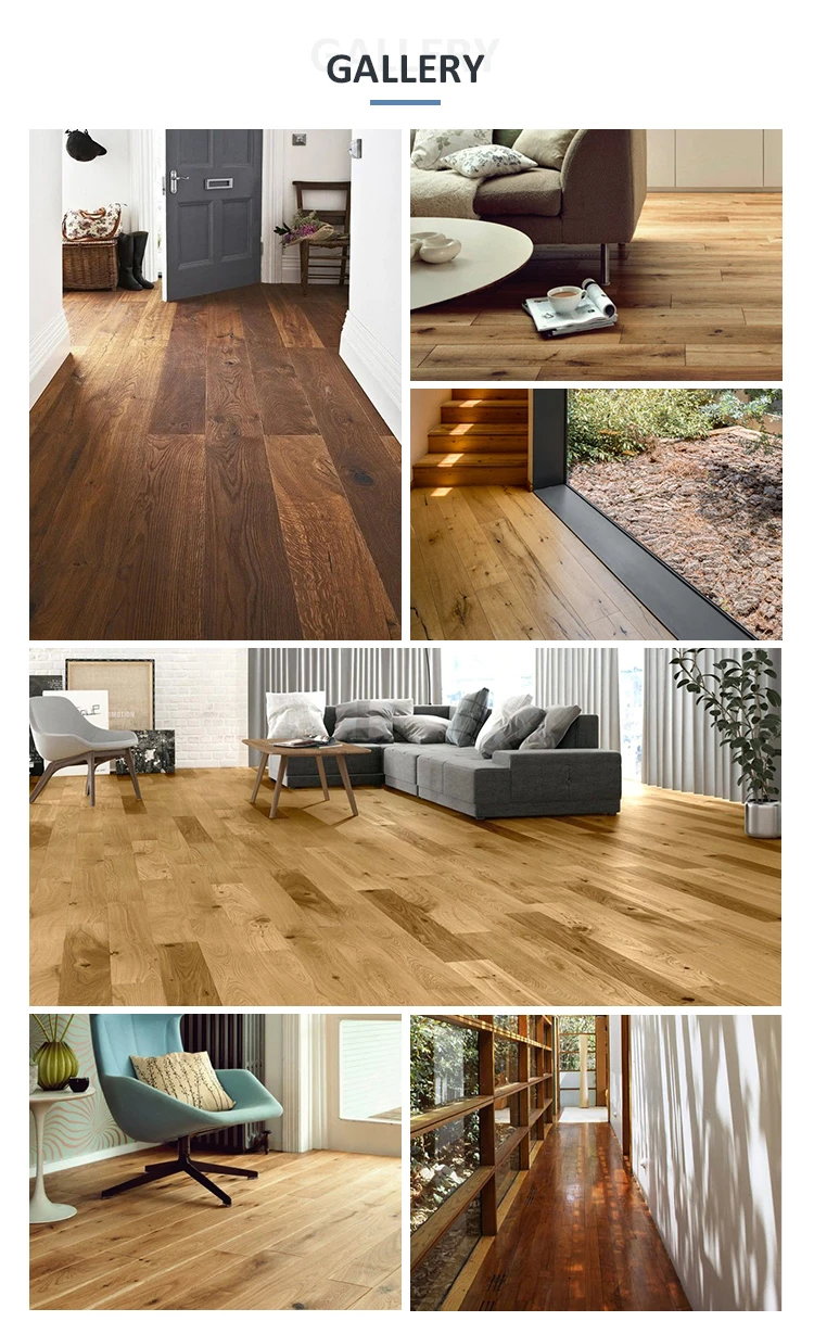 Greenland 18mm Thickness Solid wood Oak Hardwood UV Lacquered Wooden Flooring