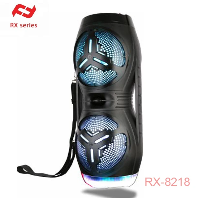 

Double 8 inch outdoor portable blue tooth speaker RX-8218