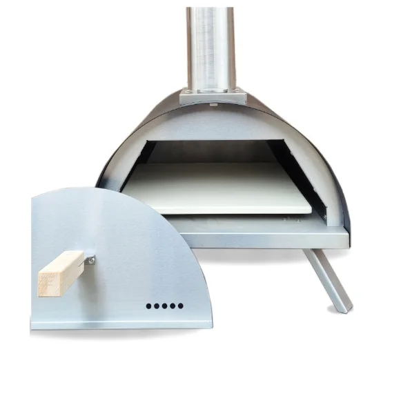 

ODM OEM wood fired stainless steel pizza oven Item Model 202R outdoor Channel Pellet Use Popular 2021