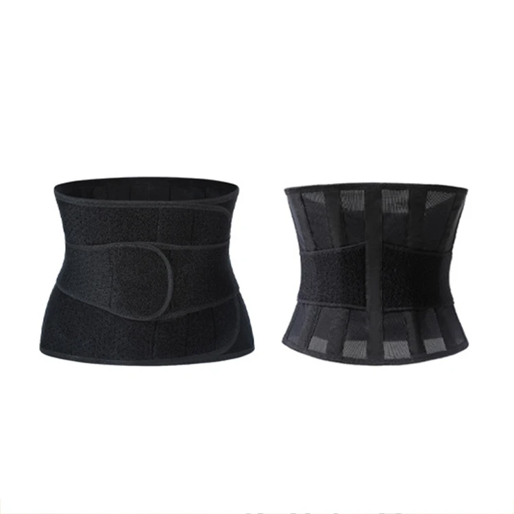 

Custom Logo Fitness Neoprene Lower Back Brace Double Belt Curves Waist Trimmer, Lumbar Belt Waist Support For Women