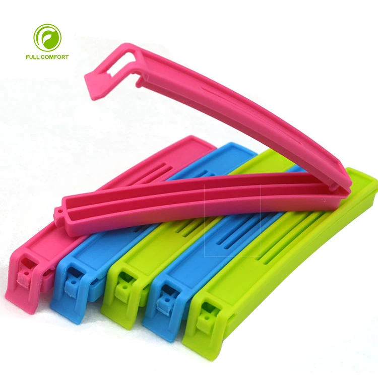 

6pcs/set seal tie plastic food bag PP bread clips