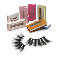 

High Quality Wholesale Customized Your Own Brand Luxury Handmade Lash Individual Reliable 100% Real 25MM 3D Mink Fluffy Lashes