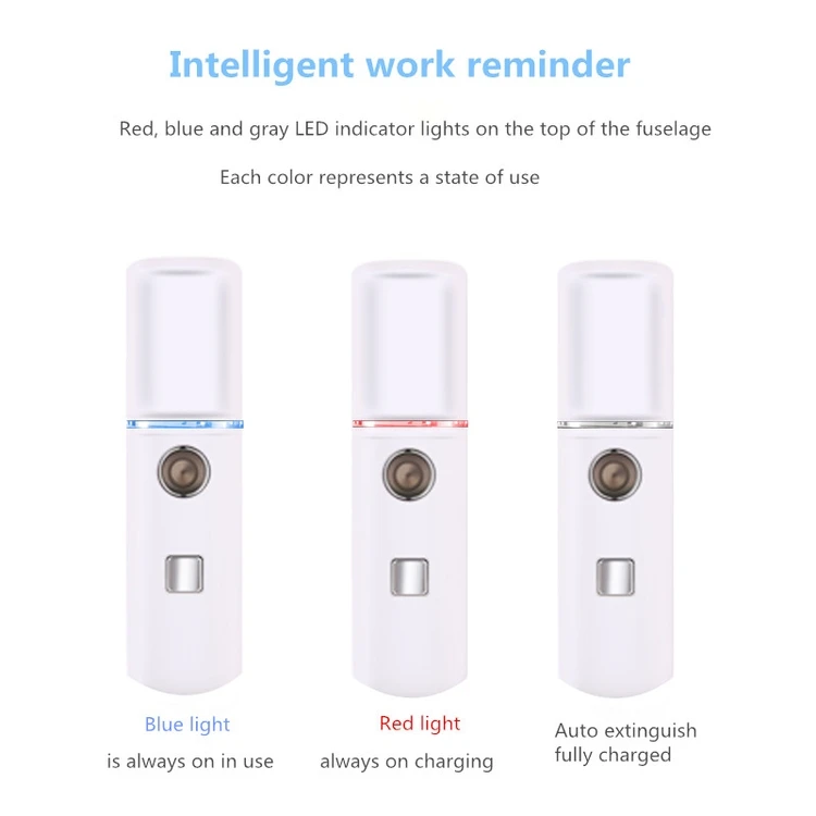
Seaman Mini Electronic Beauty Apparatus Facial Nano Sprayer Water Replenishment Handheld Cold Spray Device 