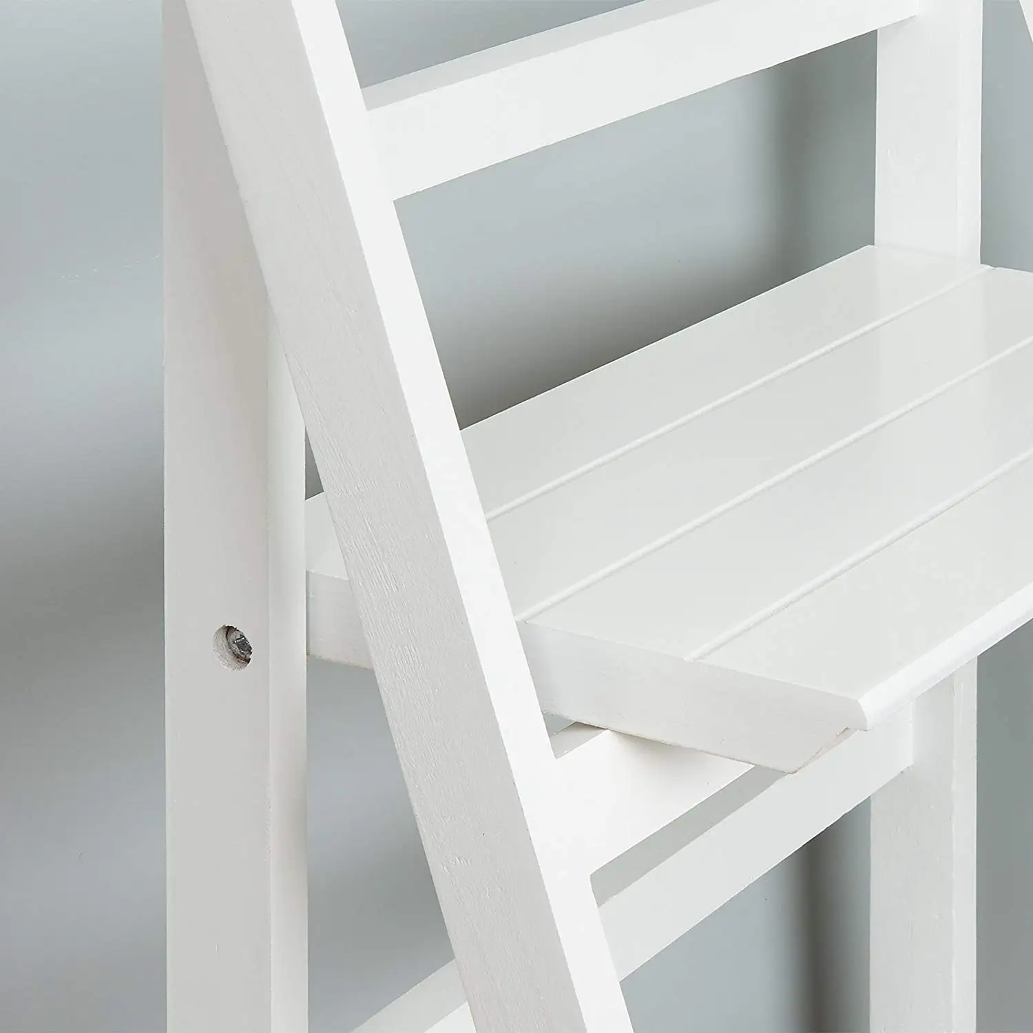 White 4 Tier Folding Ladder Shelf,White Bathroom Corner Shelf Buy Wood Bathroom Shelf,Bathroom