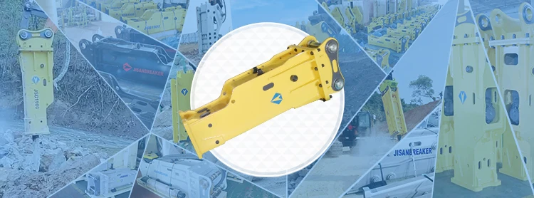 NPK GH15 Hydraulic Breaker Rock Hammer with 12 Months Warranty High Durability and Best Quality for 19-26 Ton Excavators