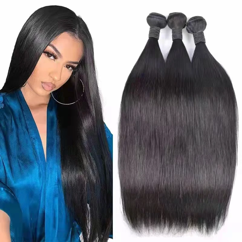 

Letsfly Hot Selling High Quality Brazilian Straight Human Hair Extensions 10A Remy Raw Virgin Cuticle Aligned Weave Bundles
