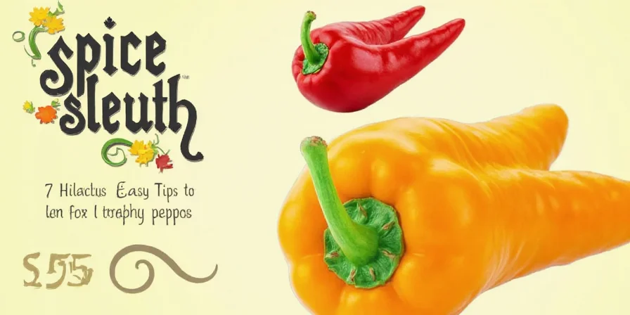 Pepper shape comparison: bell, jalapeño, habanero.