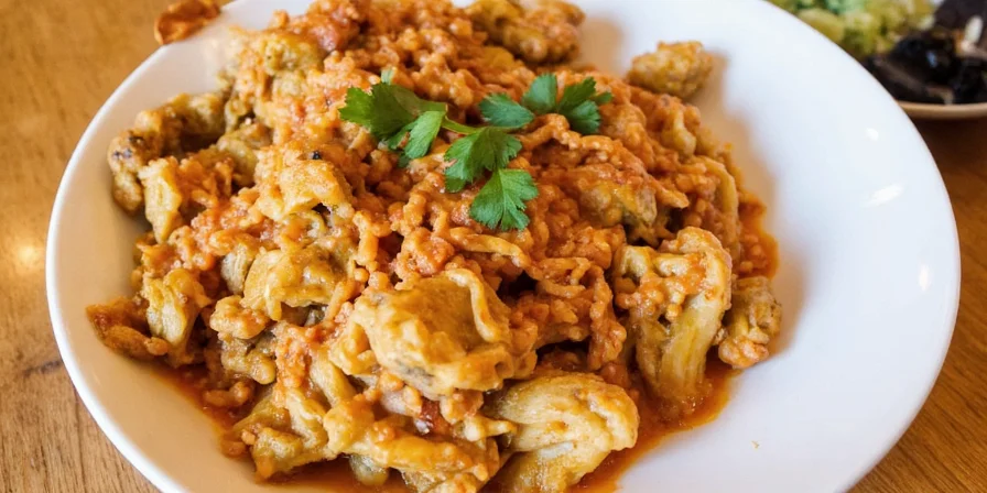 Chicken Tinga on Tacos