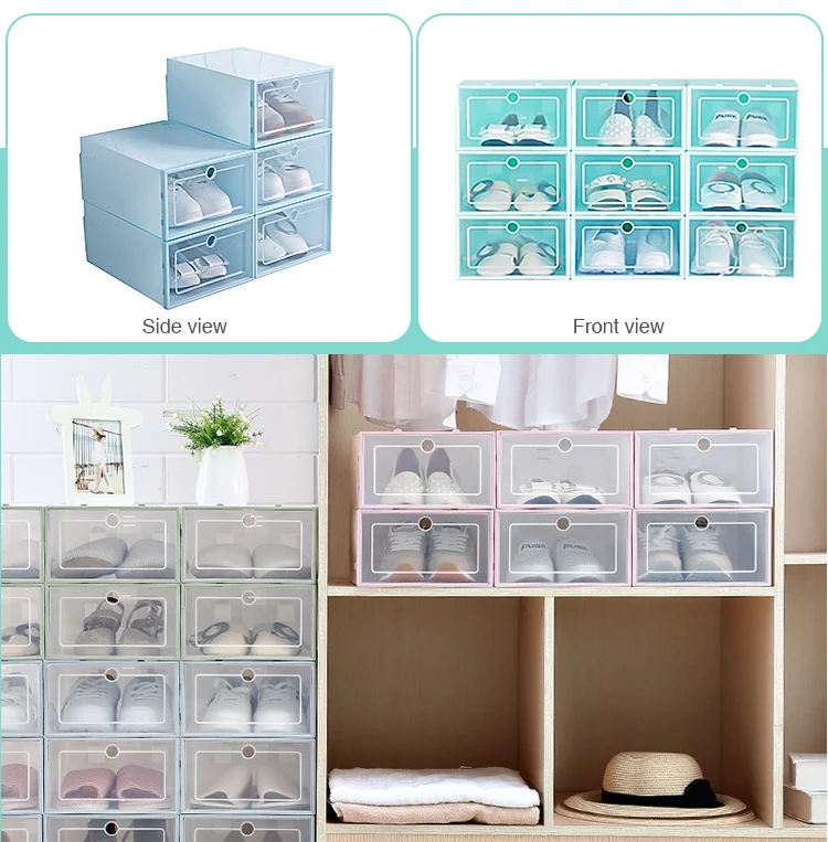 High Quality Clear Plastic Container Shoe Box Storage,Wholesale Storage Boxes & Bins Drawer Type
