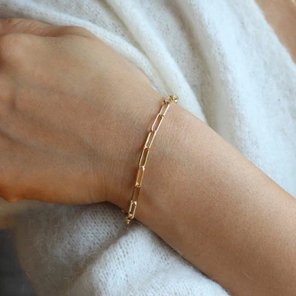

2021 Fashion simple Cuban Chain Bracelet Stainless Steel Jewelry Bracelet Women Gold, Silver / gold / rose gold