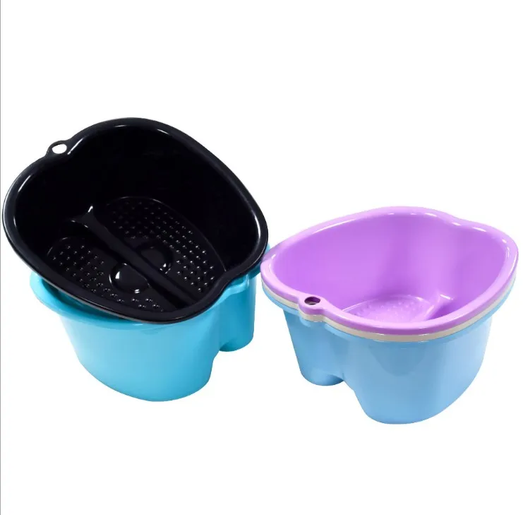 

Factory Wholesale Foot Bath Massage Plastic Foot Soaking Bath Spa Basin Thickened And Raised, Picture