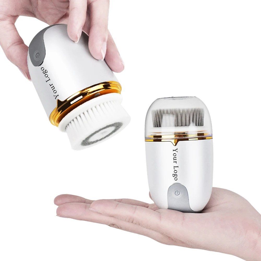 

wholesale waterproof 3 speed facial cleansing brush with different brush heads