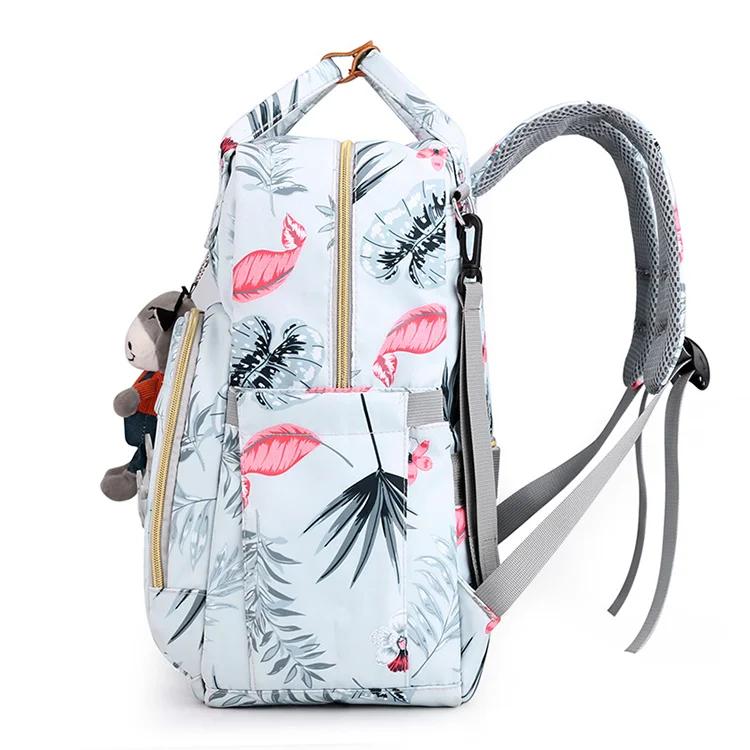 

Multifunctional Soft And Hard-wearing Waterproof Nylon Travel Diaper Mummy Backpack, Customized colors