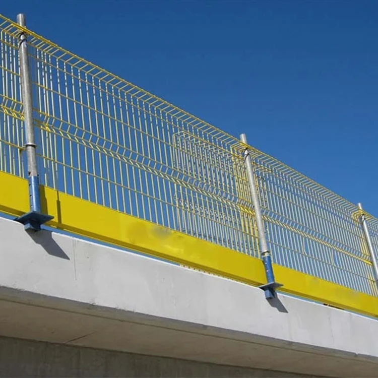 

Construction Outdoor Iron Safety Fence Edge Protection Barrier, Yellow/red/blue