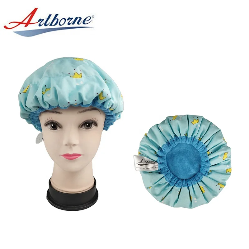 

Deep Conditioning Hair Heat Cap Styling Treatment Steam Heat Therapy Thermal Spa Hair Steamer Flaxseed Hair Cap Bonnet Cap