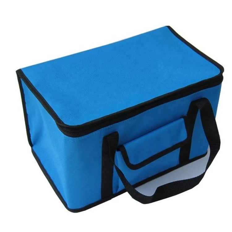 

Waterproof Lunch Bag food Packing Polyester Cooler Bag With Zipper and Logo, Customized color