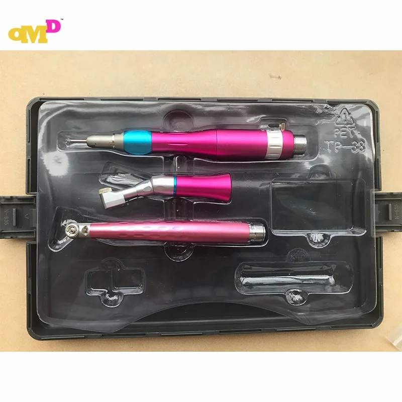 

Colorful dental low speed handpiece and Led high speed handpiece kit for student/dentist