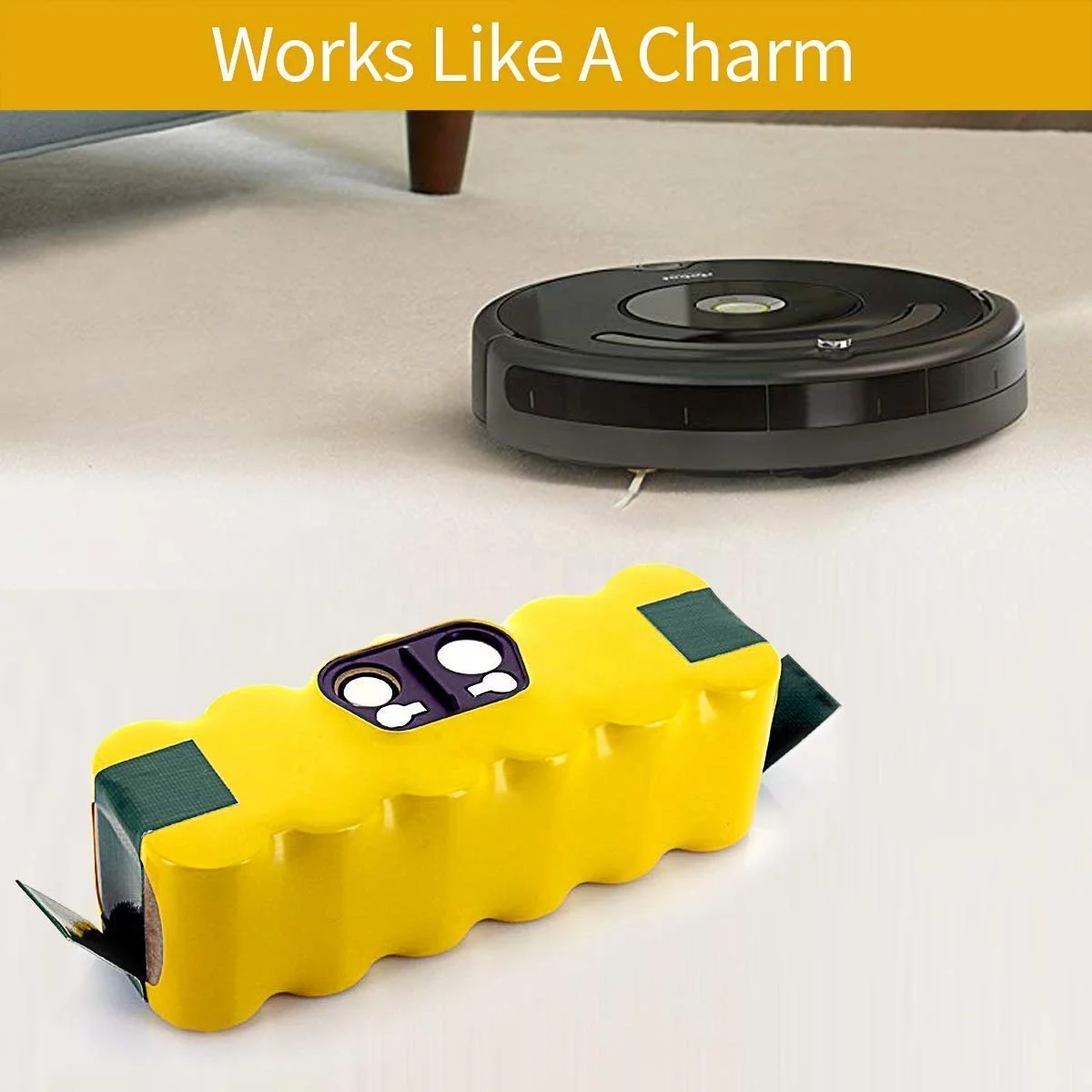 
14.4V NI-MH battery pack for Roomba Irobot Vacuum Cleaner 3300mAh 500 600 680 690 700 880 980 series robot battery 