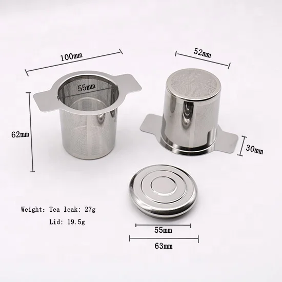 

SUS 304 ECO stainless steel mesh tea leak, tea infuser,tea strainer with lid