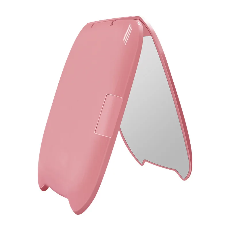 

Beauty supplies mini portable led multi-function foldable double-sided makeup mirror cute girl essential