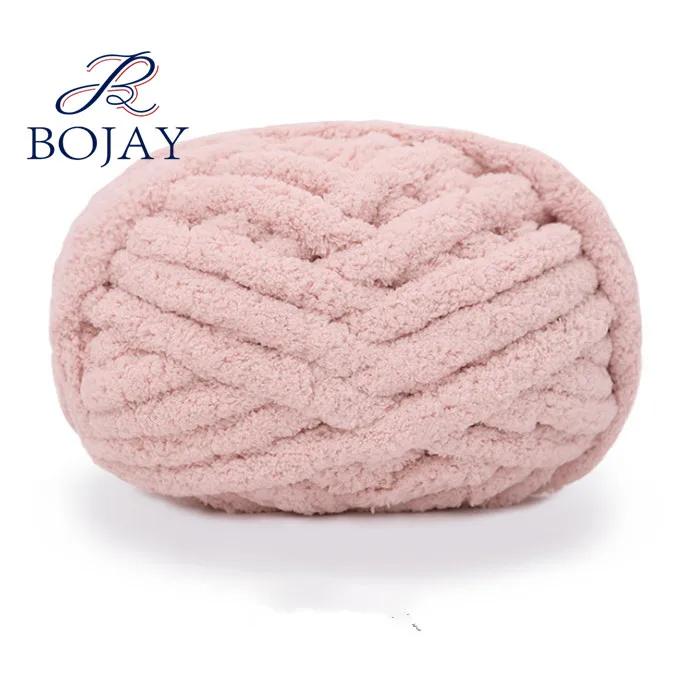 

Bojay Wholesale Fancy Hand Knitting Crochet Fancy Jumbo Fuzzy Chunky Chenille Yarn