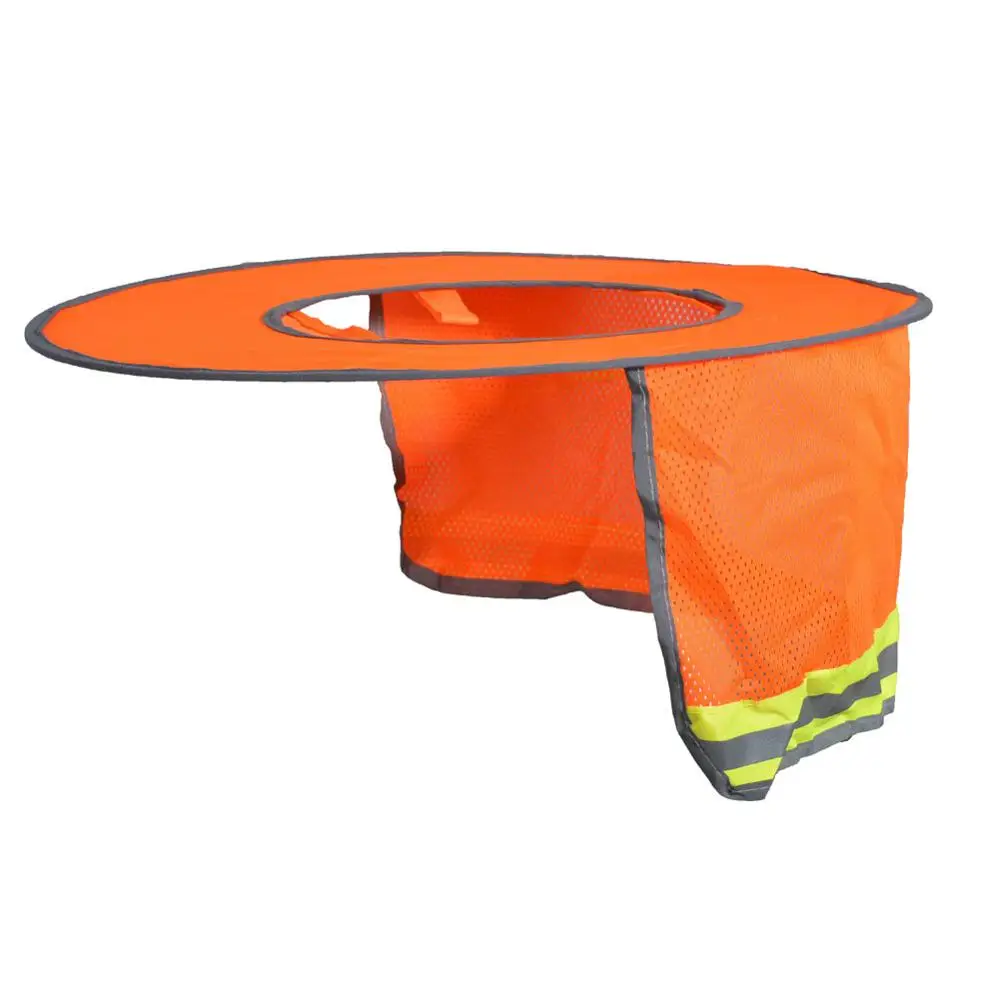 

Sun Shade Reflective Visor Face Neck Shield Protection Full Brim For Safety Construction Hard Hat Workers Cover Helmet