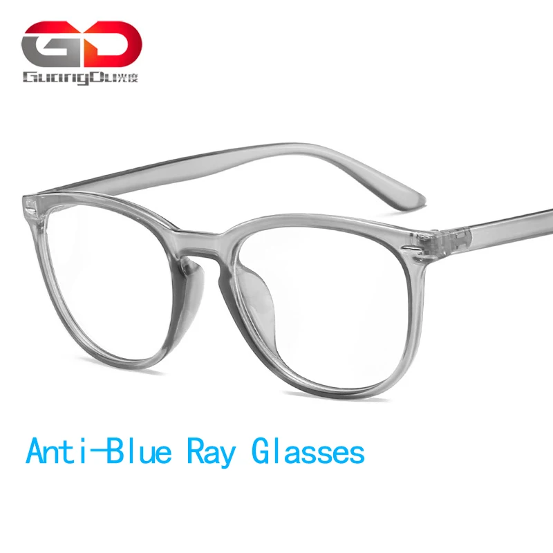2020 New style blue light blocking glasses frames women retro rivet oculos men computer anti blue-ray eyeglasses